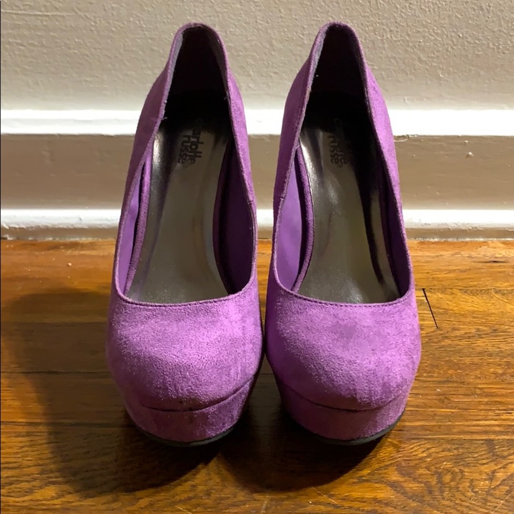 NWT Purple size 8 Charlotte Russe heels